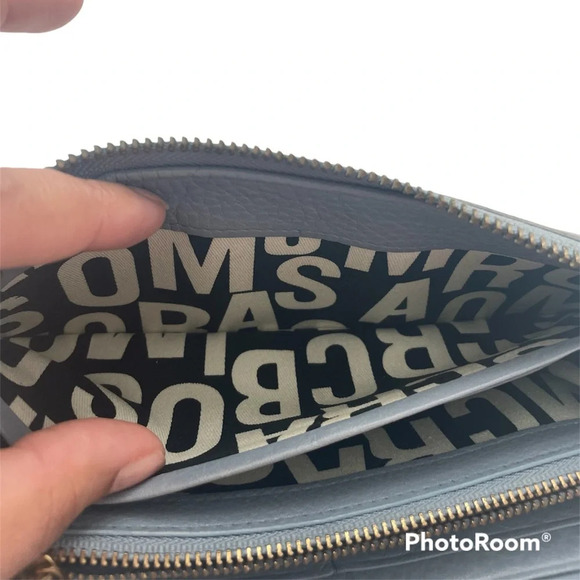 Marc By Marc Jacobs Blue Marc Leather Wallet - Picture 5 of 12